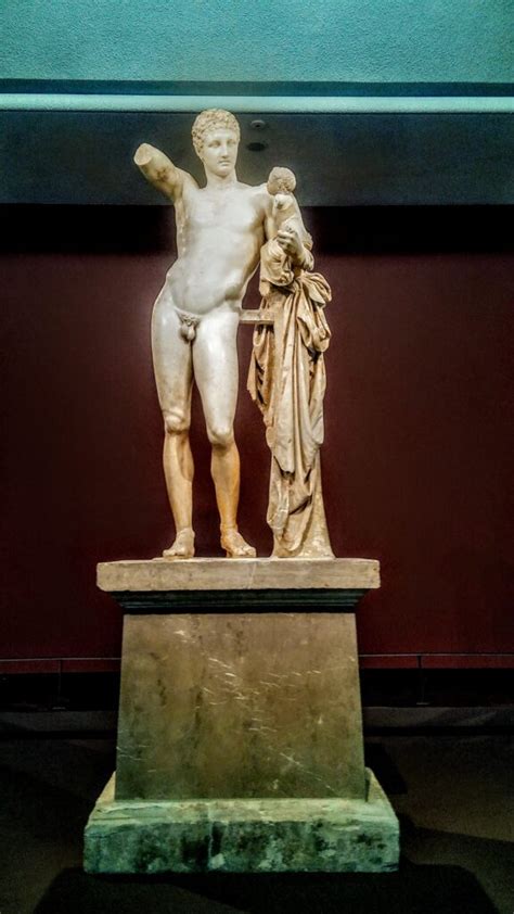 greek hermes statue|the god hermes by praxiteles.